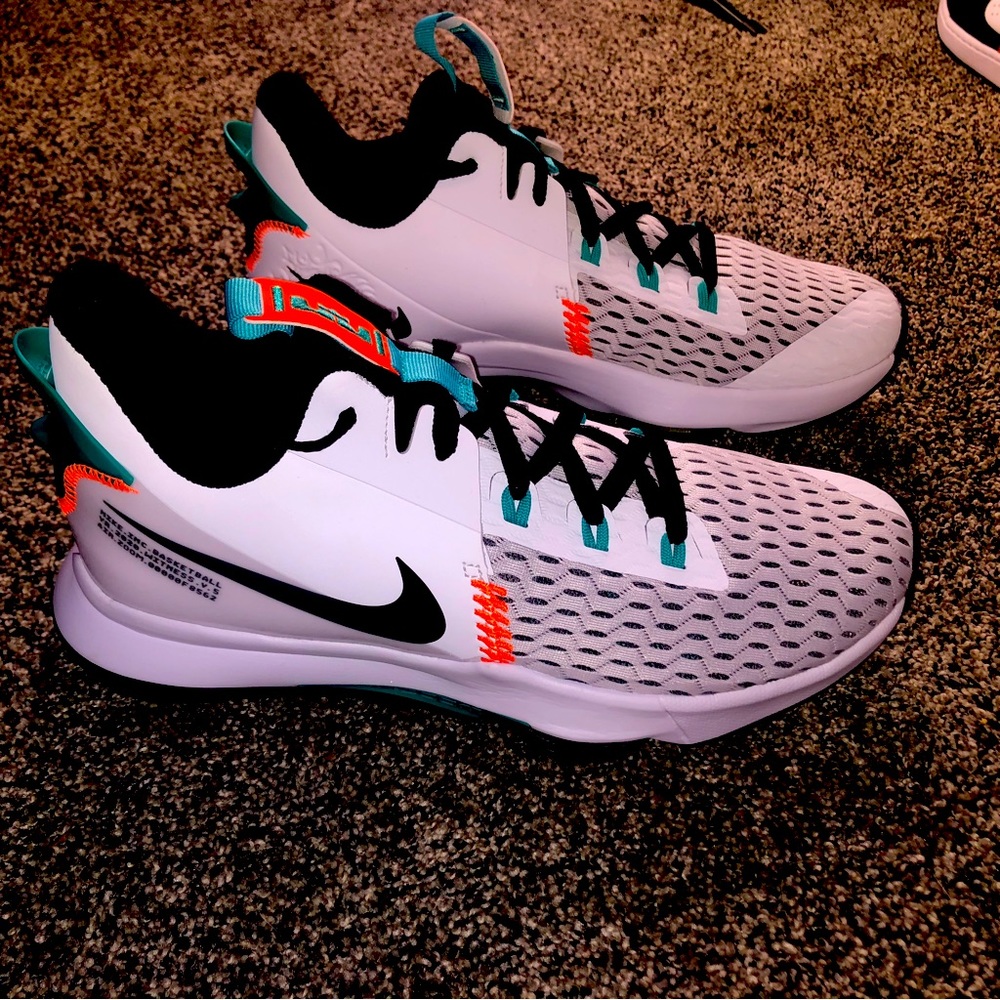 Nike LeBron Witness 5 White Jade Size 11 NWOT Basketball Shoes